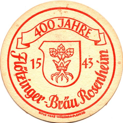 rosenheim ro-by fltzinger rund 1a (215-400 jahre 1943-rot)